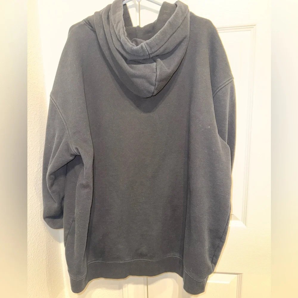 Black Men's Hoodie Sweatshirt - Picture 4 of 4